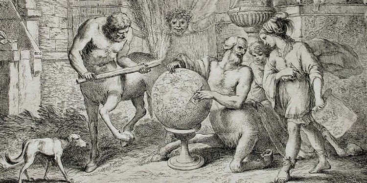 Els preceptes de Quiró. Mitologia