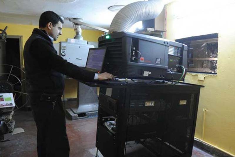 Projecció digital al Cinema Montgrí