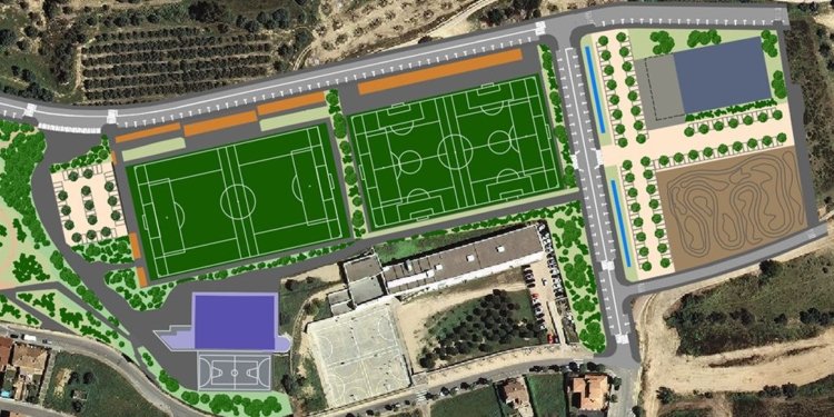La futura zona esportiva municipal