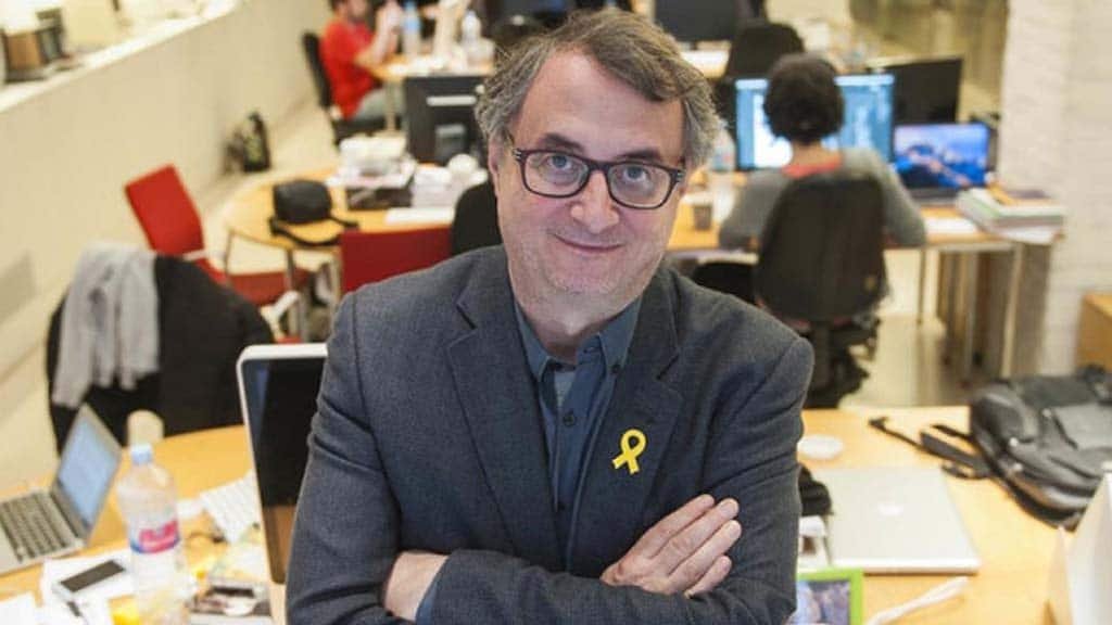 Vicent Partal i el seu llibre “Nou homenatge a Catalunya”