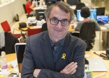 Vicent Partal i el seu llibre “Nou homenatge a Catalunya”