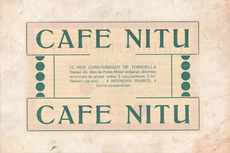 Joan Vicens Nitu, i el Cafè Nitu (I)