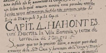 El parlar de Torroella al segle XVII.