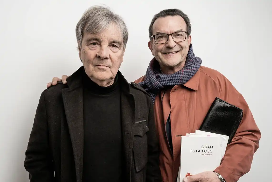 El poeta i escriptor Quim Español, entrevistat en el 13è Berenar Literari de la llibreria El Cucut